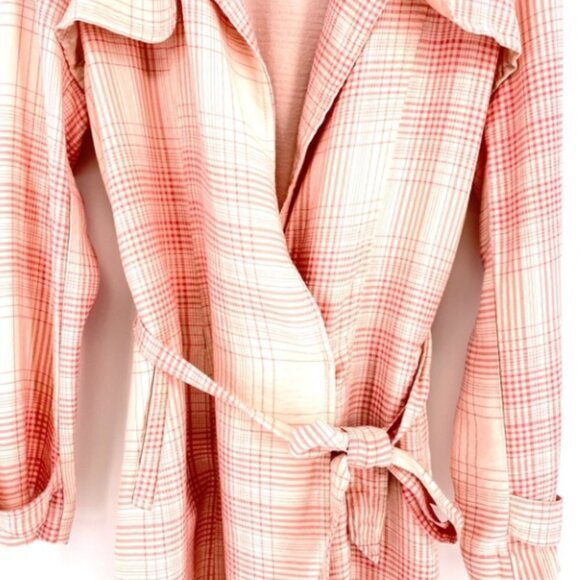 LC Lauren Conrad Women's Cropped Trench Jacket - M - Picture 6 of 9